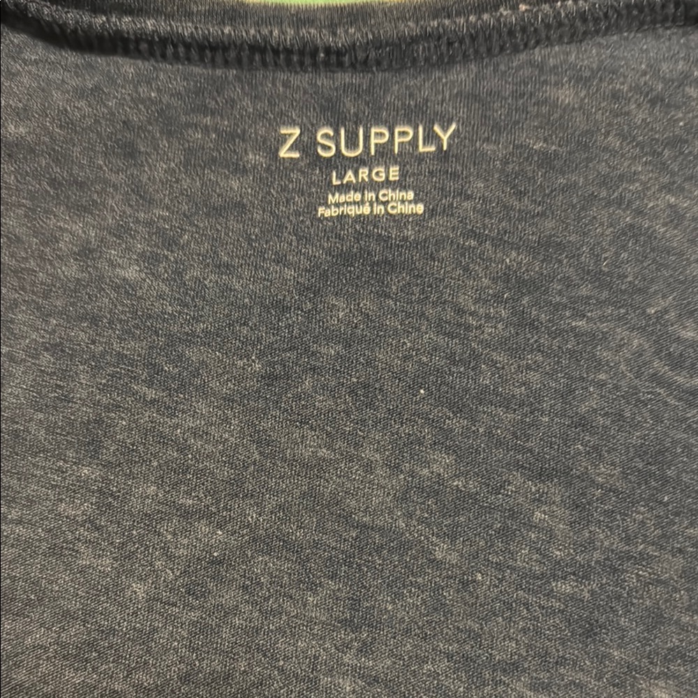 Z Supply Women's Blue V-Neck Top - Picture 2 of 6
